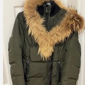 Green mackage winter coat